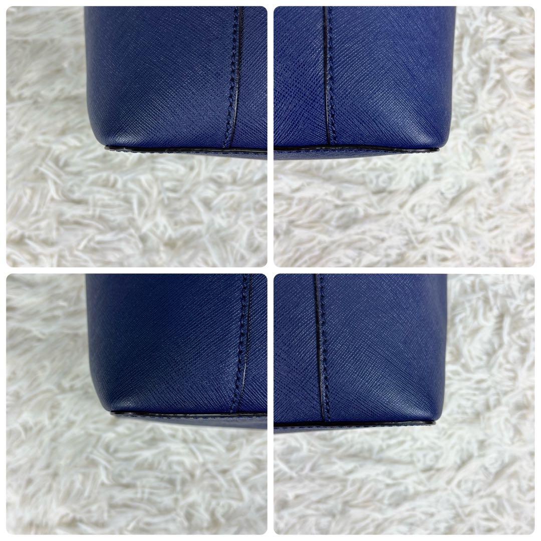 【極美品/現行近】BALLY トートバッグ ビジネス トレスポ レザー ネイビー