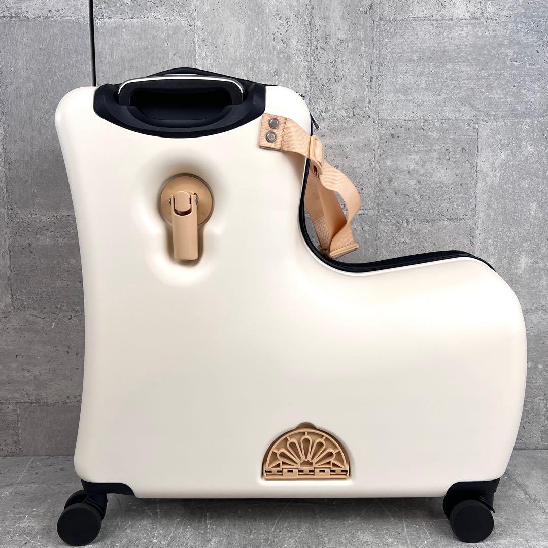 子供が乗れるキャリーケース　キッズトラベルキャリーケース ４輪 ダイヤルロック