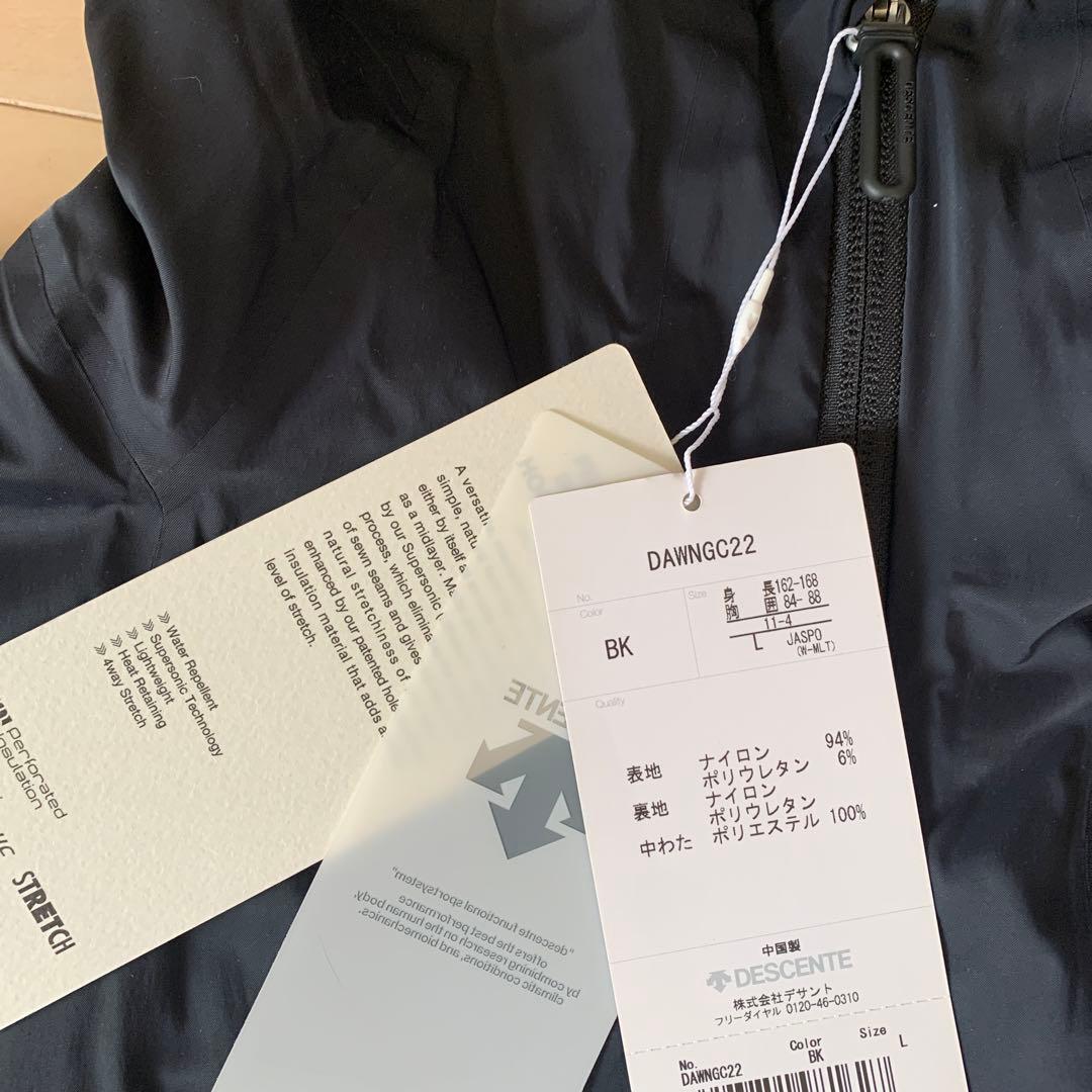 新品未使用　DESCENTE ALLTERRAIN 薄中綿パーカー　レディースＬ