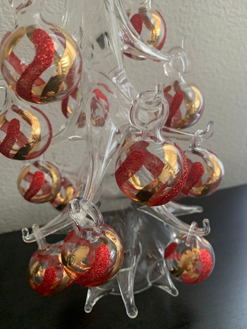 イタリア製　ガラスクリスマスツリー