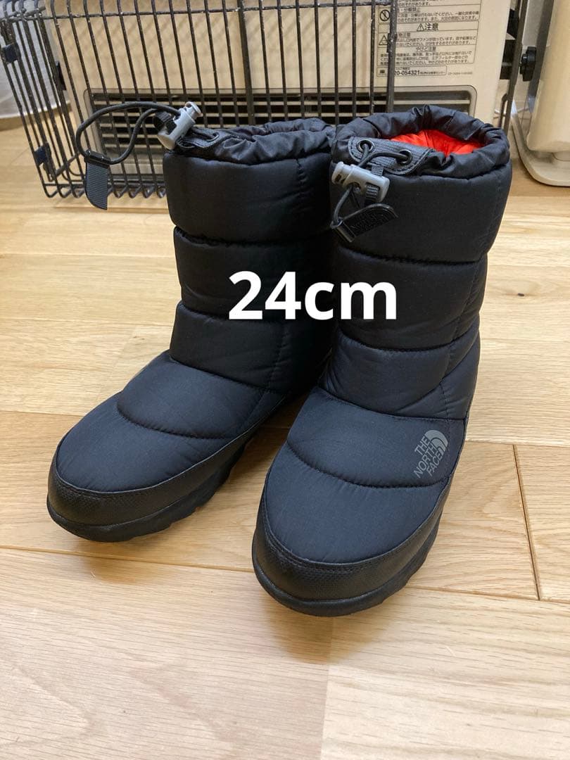 【着用回数少なめ】ノースフェイス　ヌプシ ブーツ　ウォータープルーフ　24cm