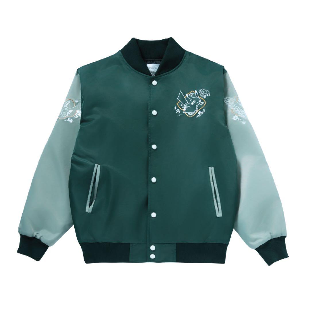 【韓国限定】ポケモン ピカチュウ ルギア ホウオウ スカジャン 伝統エディション