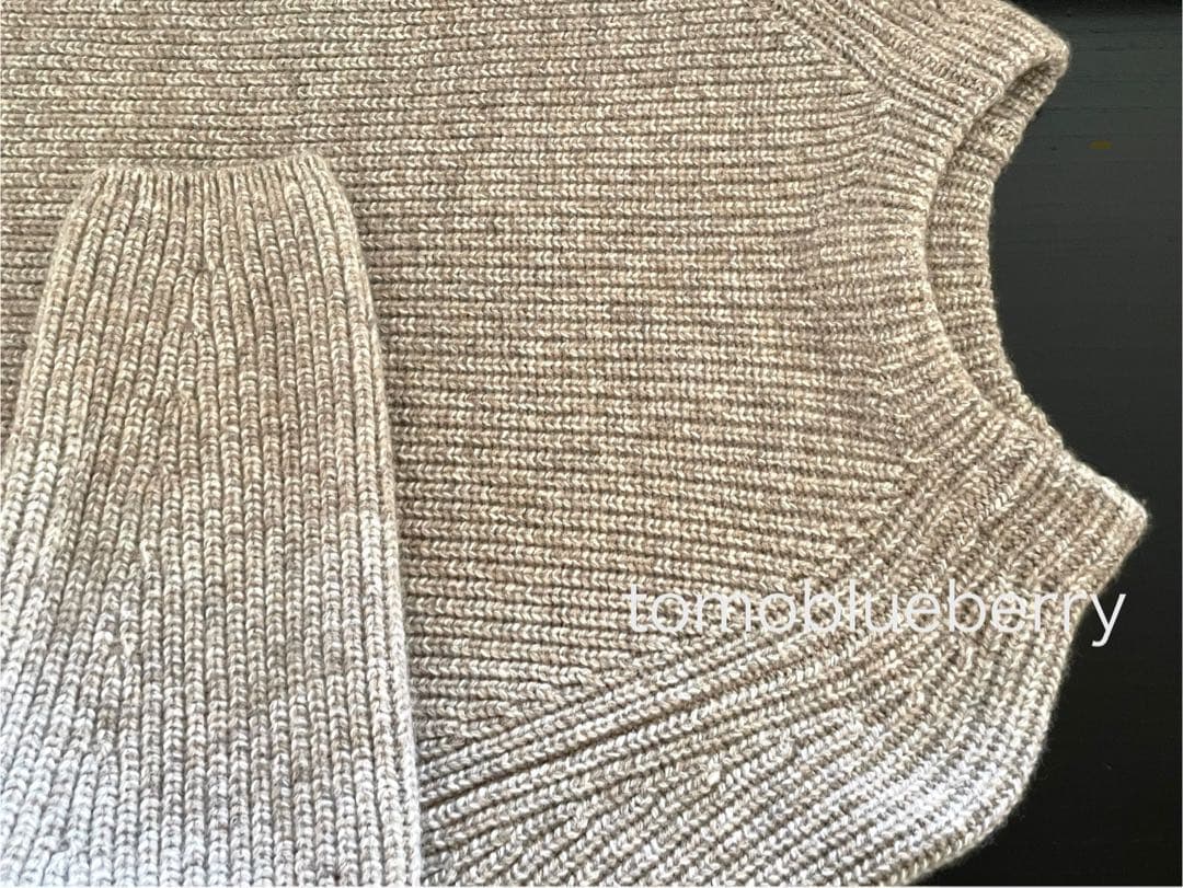 定価3.3万★theory luxeセオリーリュクス★リブニットセーターS32