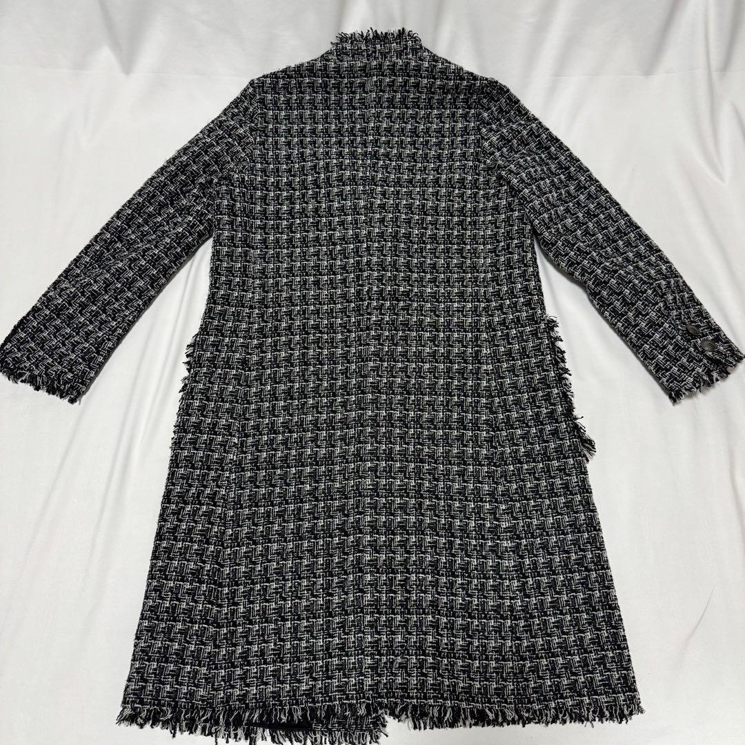 美品　ミヴァコンス　mes vacances ツイードロングジャケット　柴咲コウ