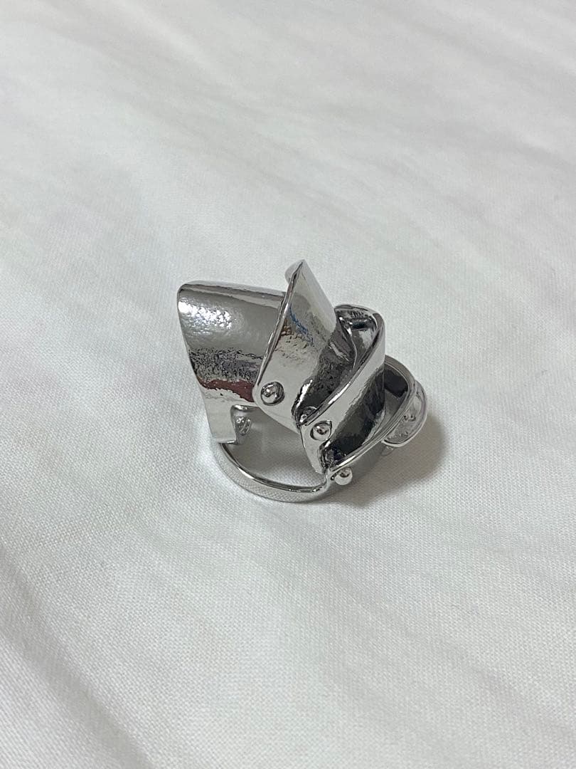 新品　Vivienne Westwood アーマーリング シルバー L モチーフ