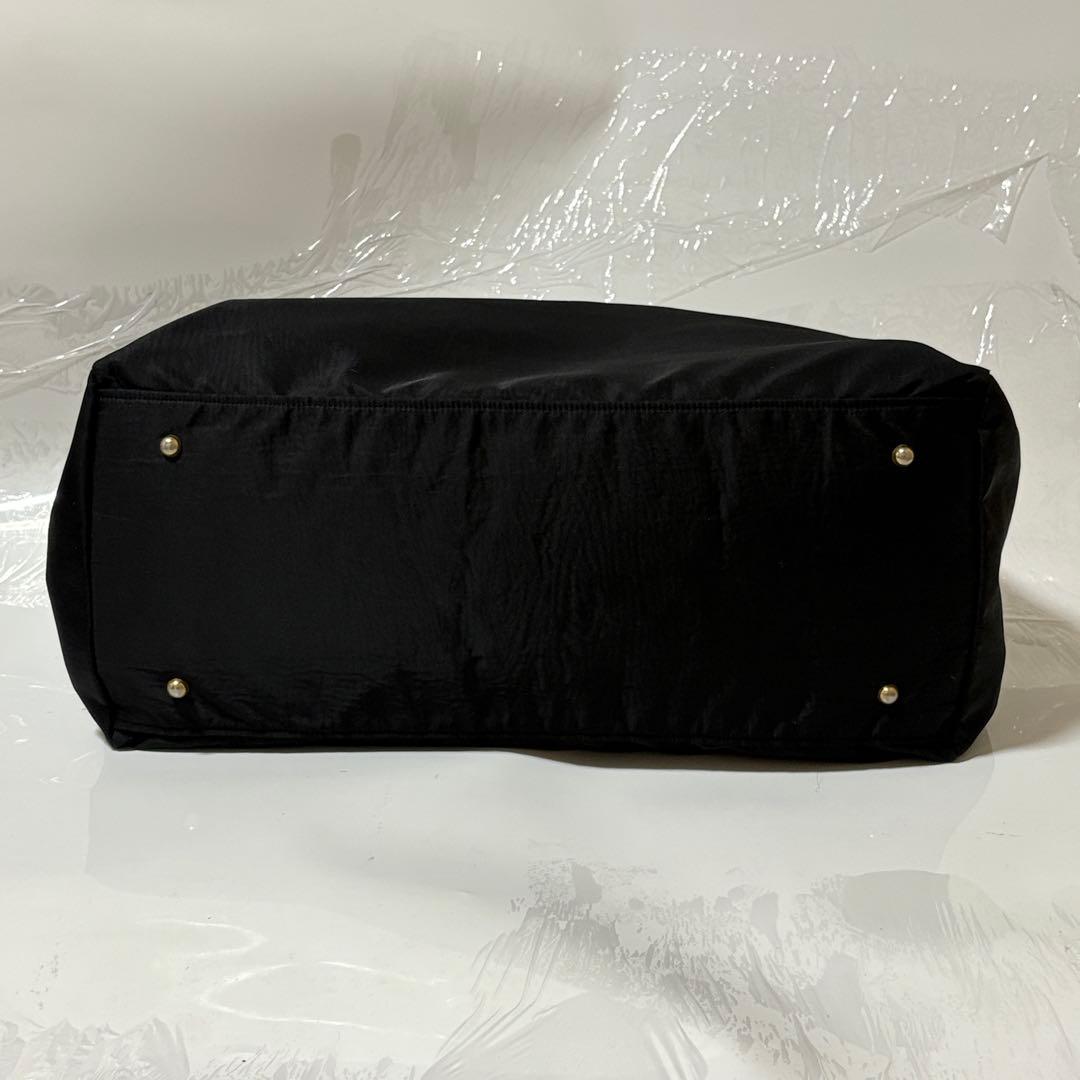 【美品】BALENCIAGA クロコダイル ボストンバッグ　ブラック