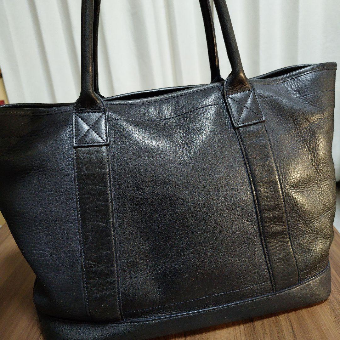 土屋鞄 ビークル ラージストックトート バッグ 本革　ダークインディゴ