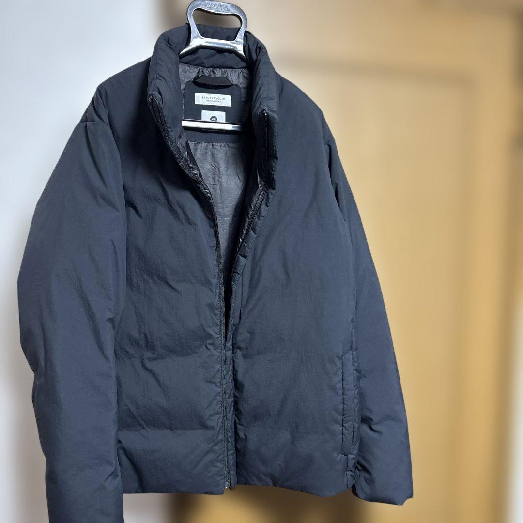 小松マテーレ　ナイロン スタンド アライドダウンジャケット　ブラック　L