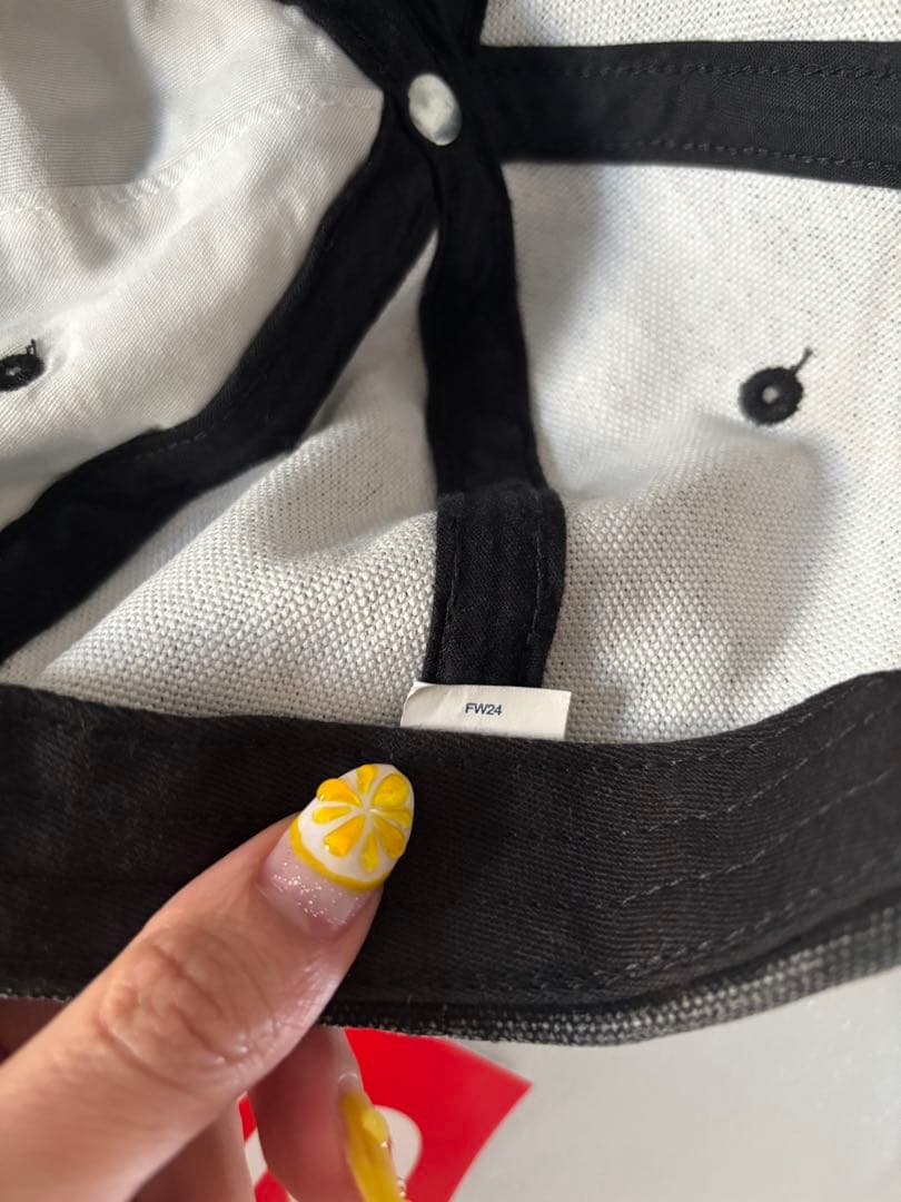 帽子 24 supreme Pigment Coated S Logo 6-Panel