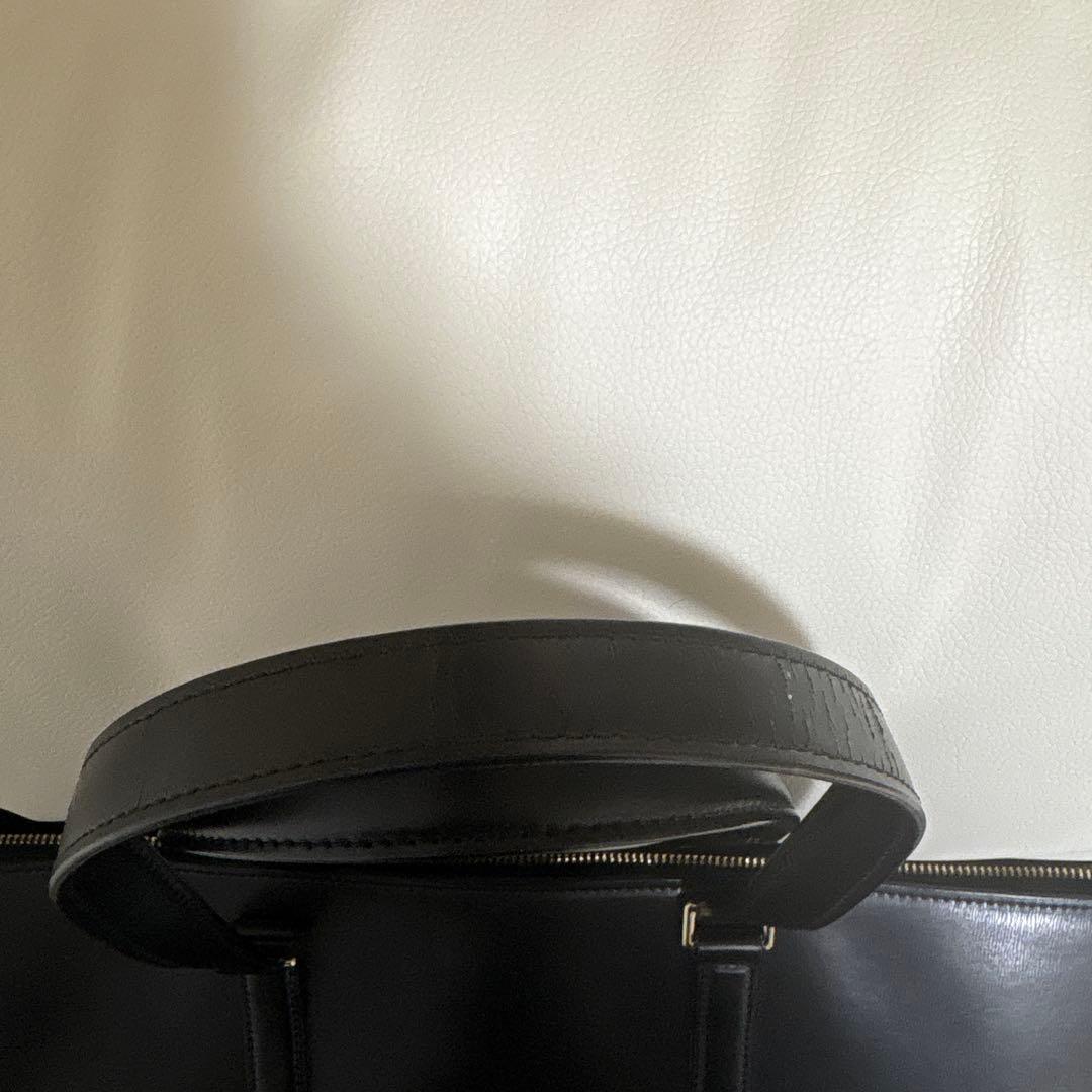 ポールスミス　ブラックレザートートバッグ