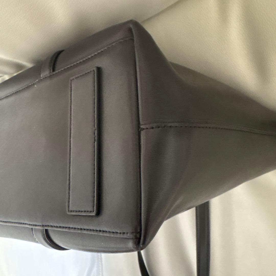 ポールスミス　ブラックレザートートバッグ