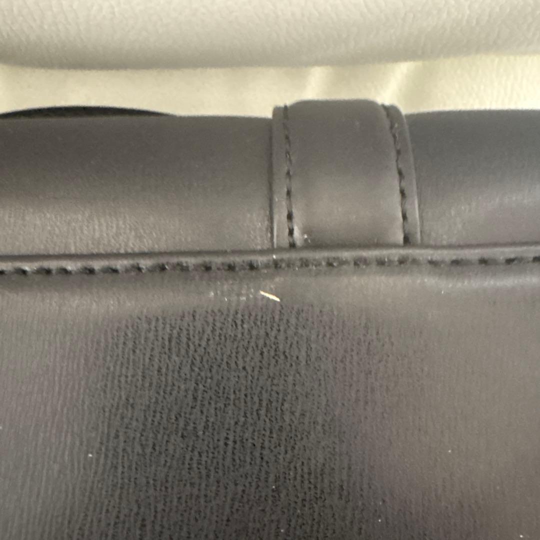 ポールスミス　ブラックレザートートバッグ