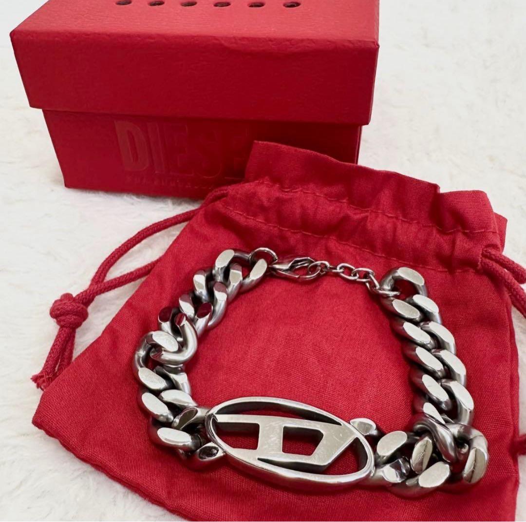 DIESEL ディーゼル ブレスレット シルバー