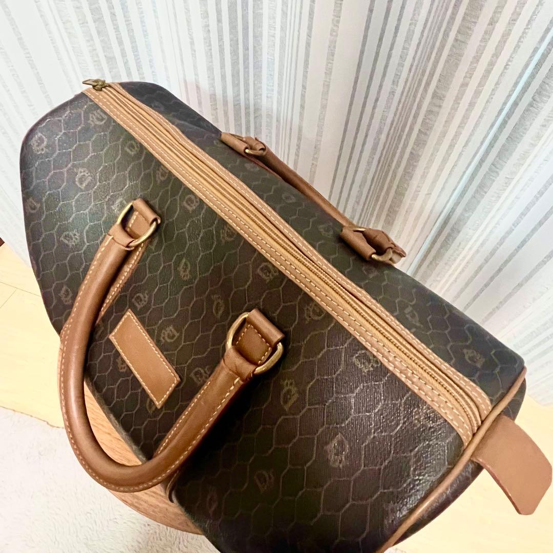 クリスチャンディオール Dior ボストンバッグ ハニカム トロッター 南京錠