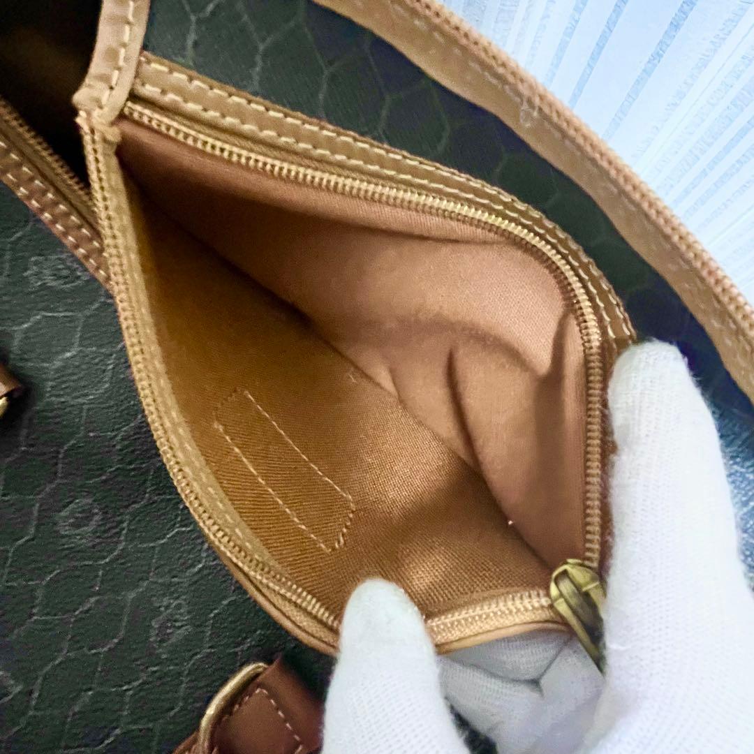 クリスチャンディオール Dior ボストンバッグ ハニカム トロッター 南京錠