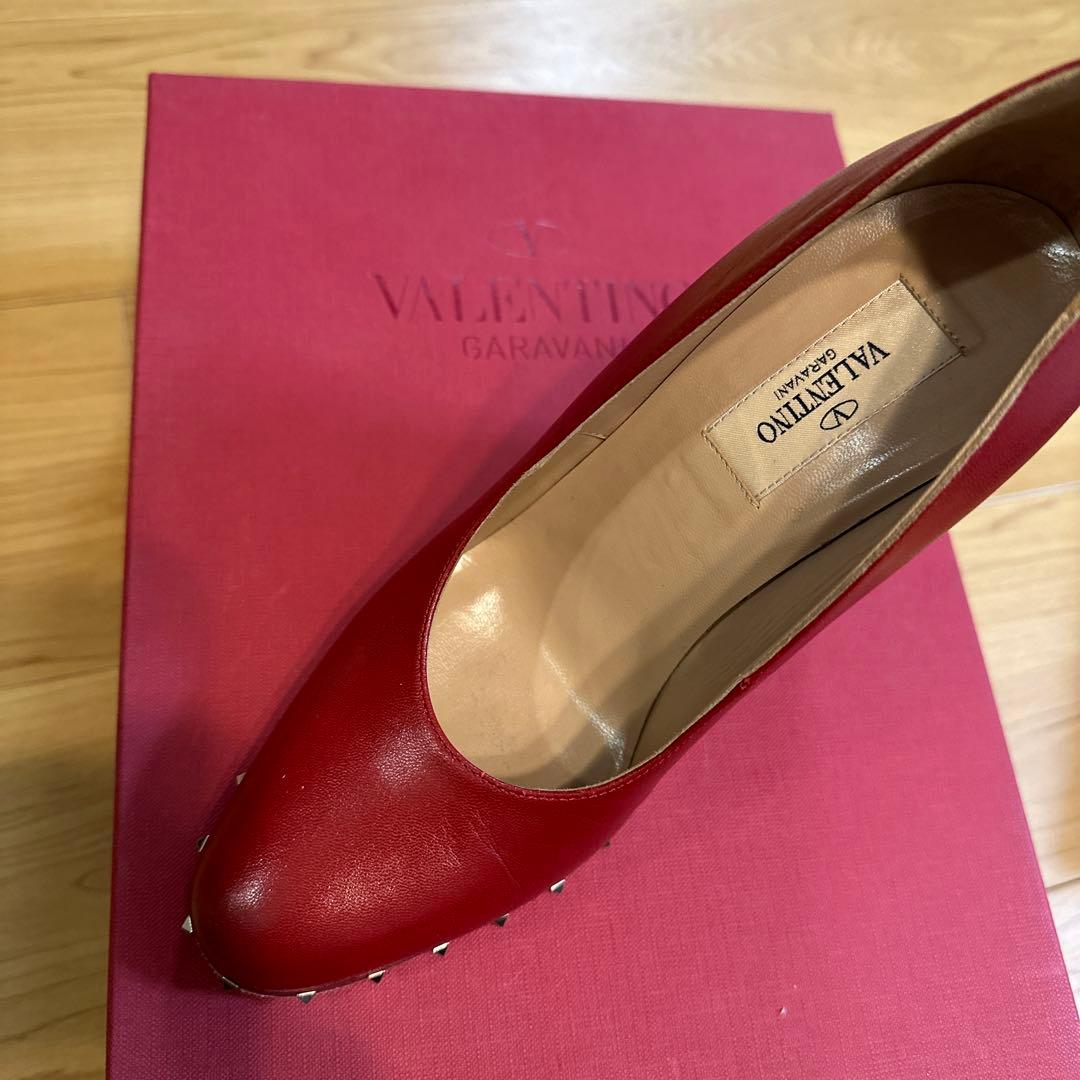 【お値下げ】【新品】VALENTINOヴァレンティノロックスタッズ パンプス