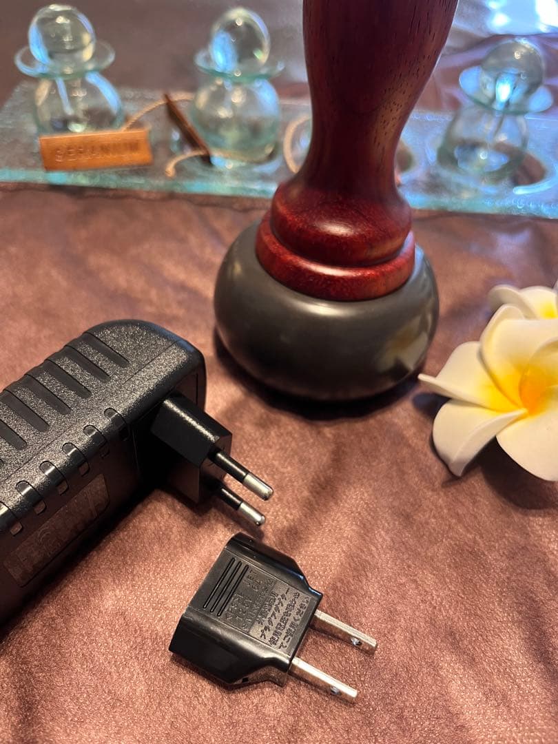 【今週末特価】ベン石温熱器ホットストーンセラピー日本、海外使えるコンセント付