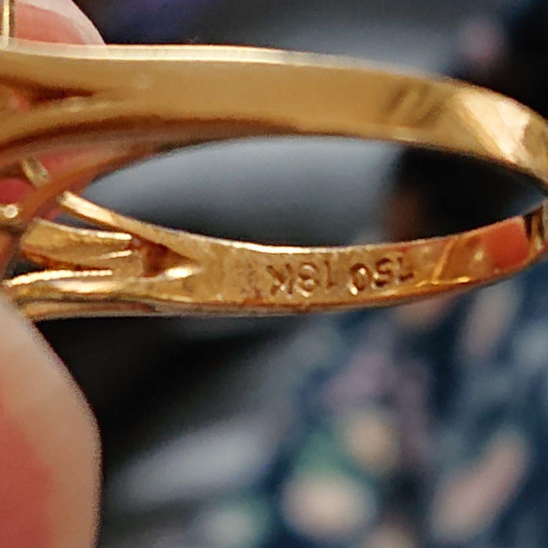 真*美様 18k750ベビーパールリング