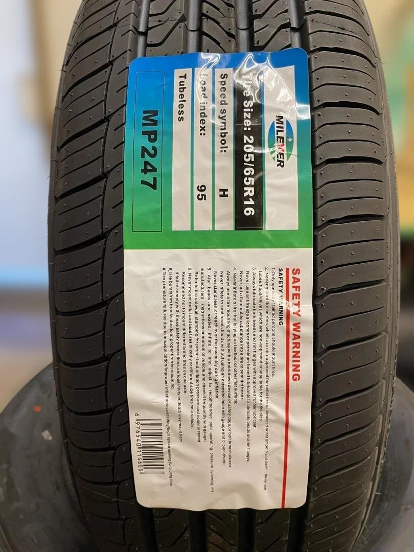 新品未使用　バリ山　205/65R16　2024年　MILEVER　2本セット②