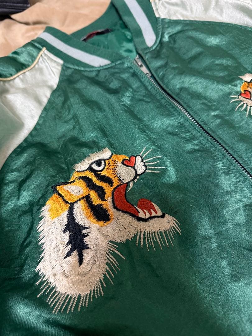 YOKOSUKA NEO SIXX 虎 日本限定スカジャン vintageサテン