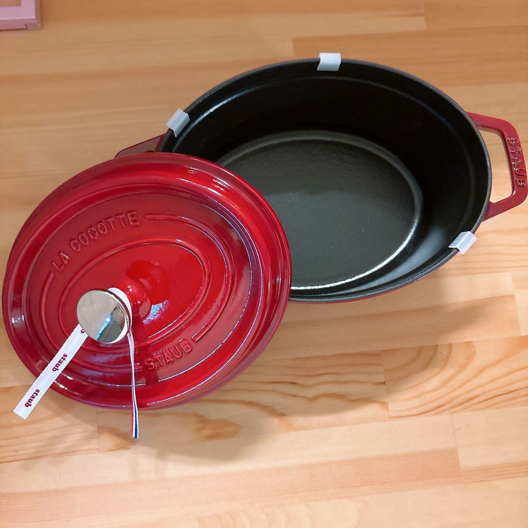 STAUB ピコココットオーバル24cmレッド