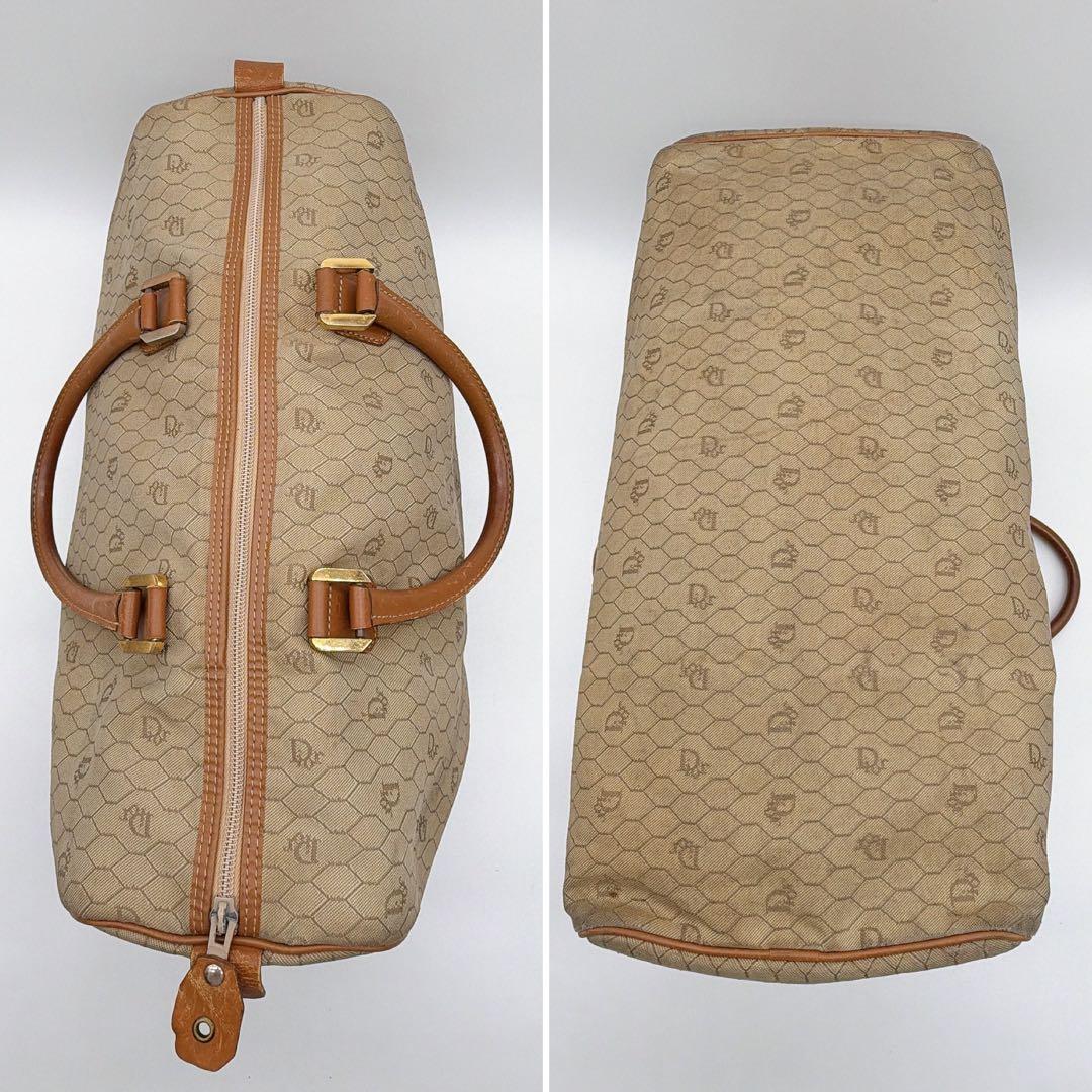 【ディオール】ボストンバッグ 旅行バッグ 大容量 折りたたみ可能 ハニカム 総柄