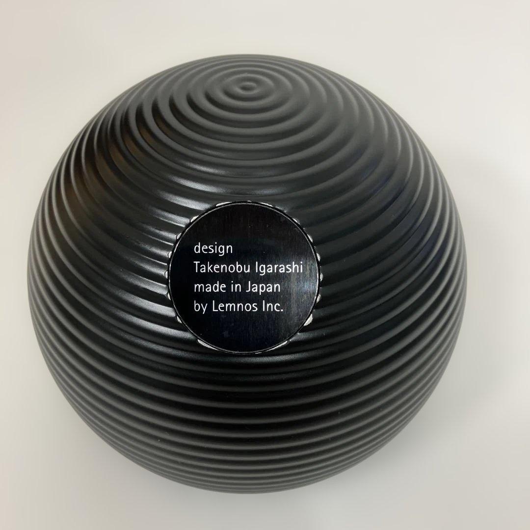 美品　レムノス　五十嵐威暢デザイン　Earth clock　置き時計