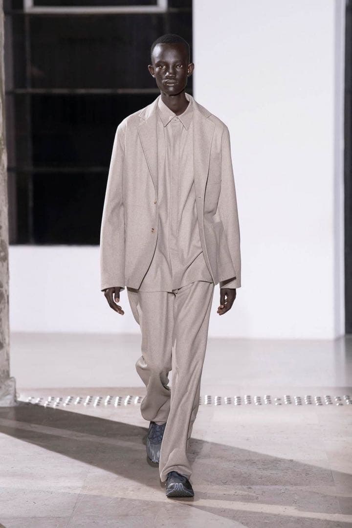 オーラリー WOOL FULLING FLANNEL CLOTH SHIRTS