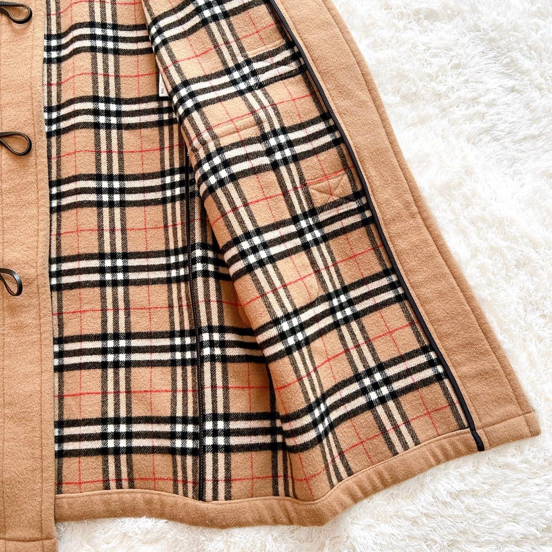 【美品】バーバリーズ オブ ブルーレーベル　ダッフルコート　ロング　ノバチェック