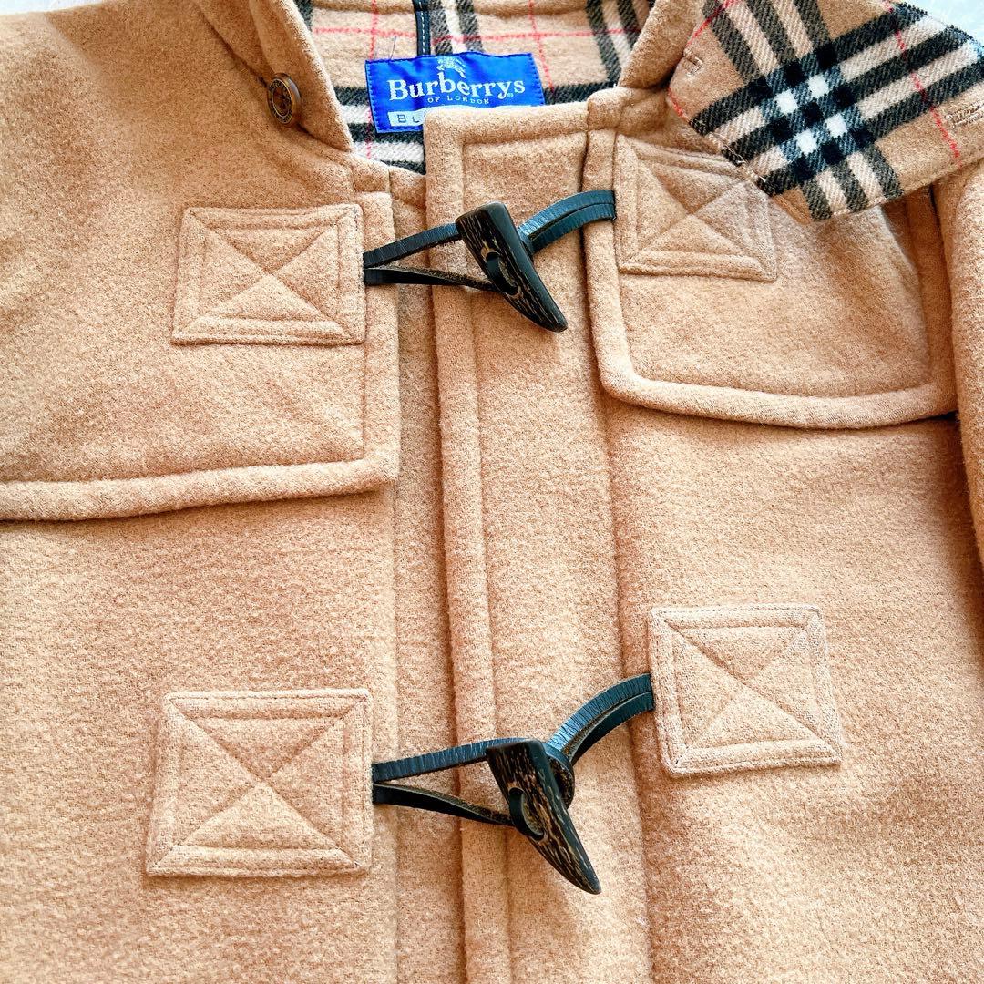 【美品】バーバリーズ オブ ブルーレーベル　ダッフルコート　ロング　ノバチェック