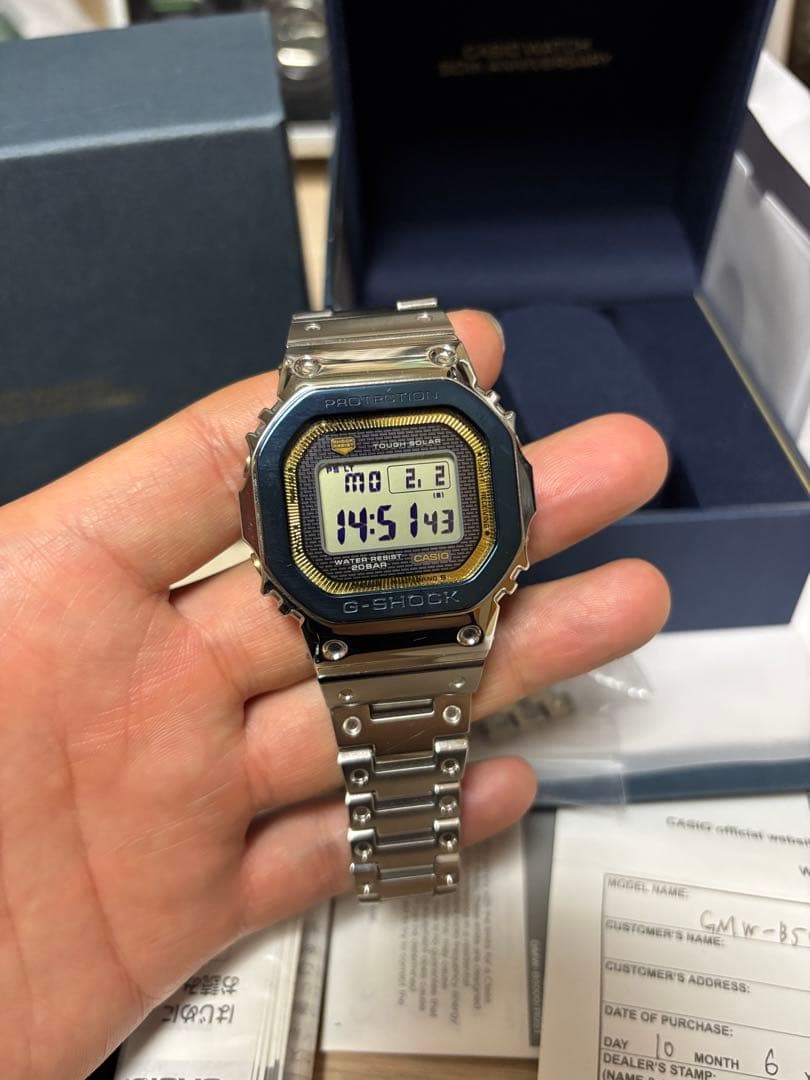 GMW-B5000SS-2JR カシオ50周年記念モデル