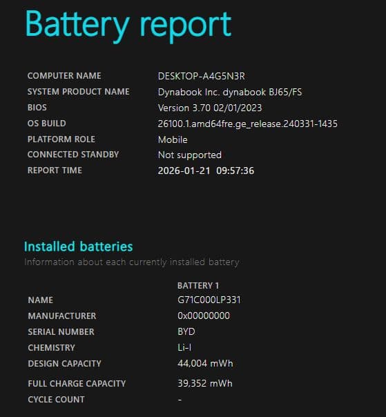 2021年製✨第10世代CPU＆SSD/メモリ8GB✨ダイナブック パソコンPC