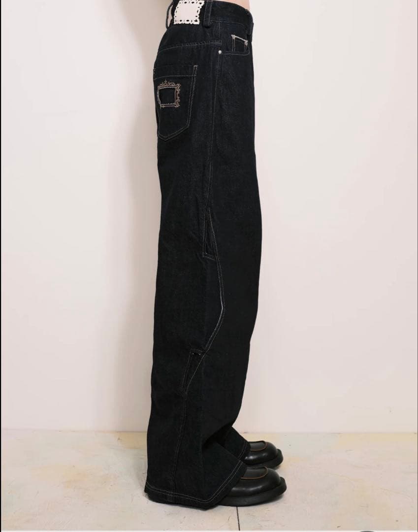 NULLUS 25aw ARROWS POCKET JEANS 深水光太着用