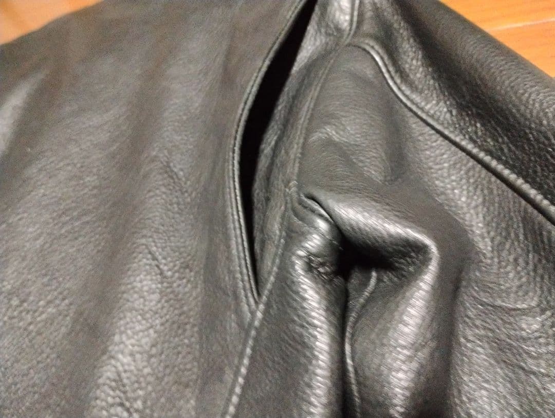 BEAMS PLUS 牛革シングルライダース L　USA製