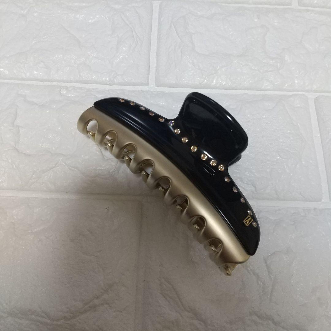 ALEXANDRE DE PARIS ヘアクリップ　黒　ヴァンドーム Lサイズ