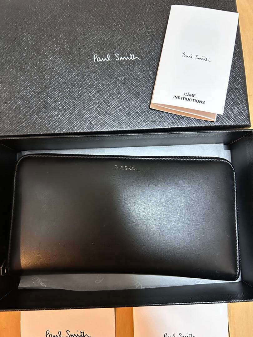 Paul Smith ブラック 長財布　美品