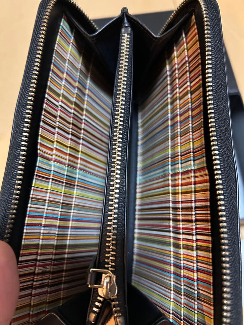 Paul Smith ブラック 長財布　美品