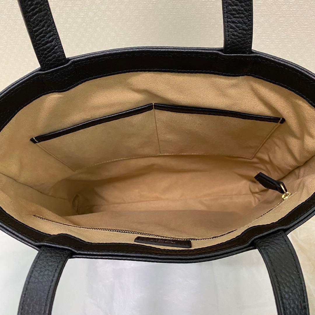 HushTug スマートトート ブラック 本革 姫路レザー トートバッグ