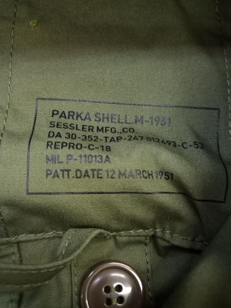 SESSLER M-51 モッズコート シェルパーカー M