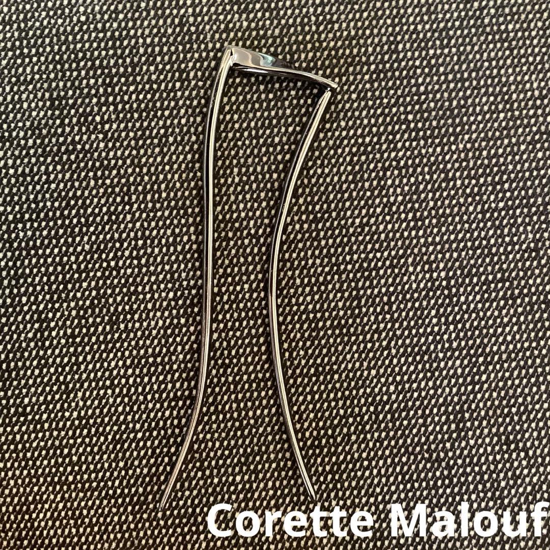 ぴ*こ様 Collete Maloufブラックメタルヘアピン 夜会巻き