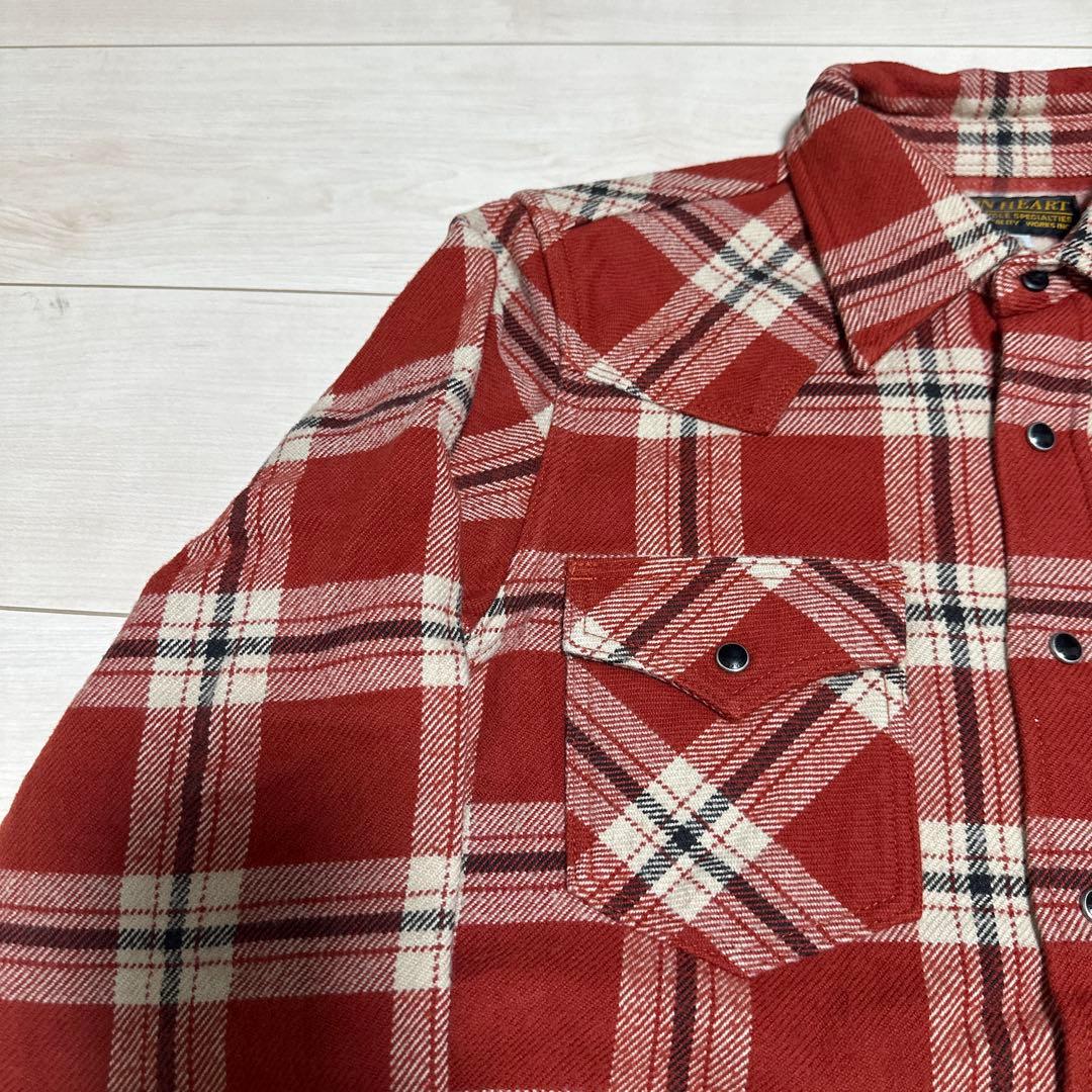 アイアンハート　ヘビーフランネルシャツ【3】