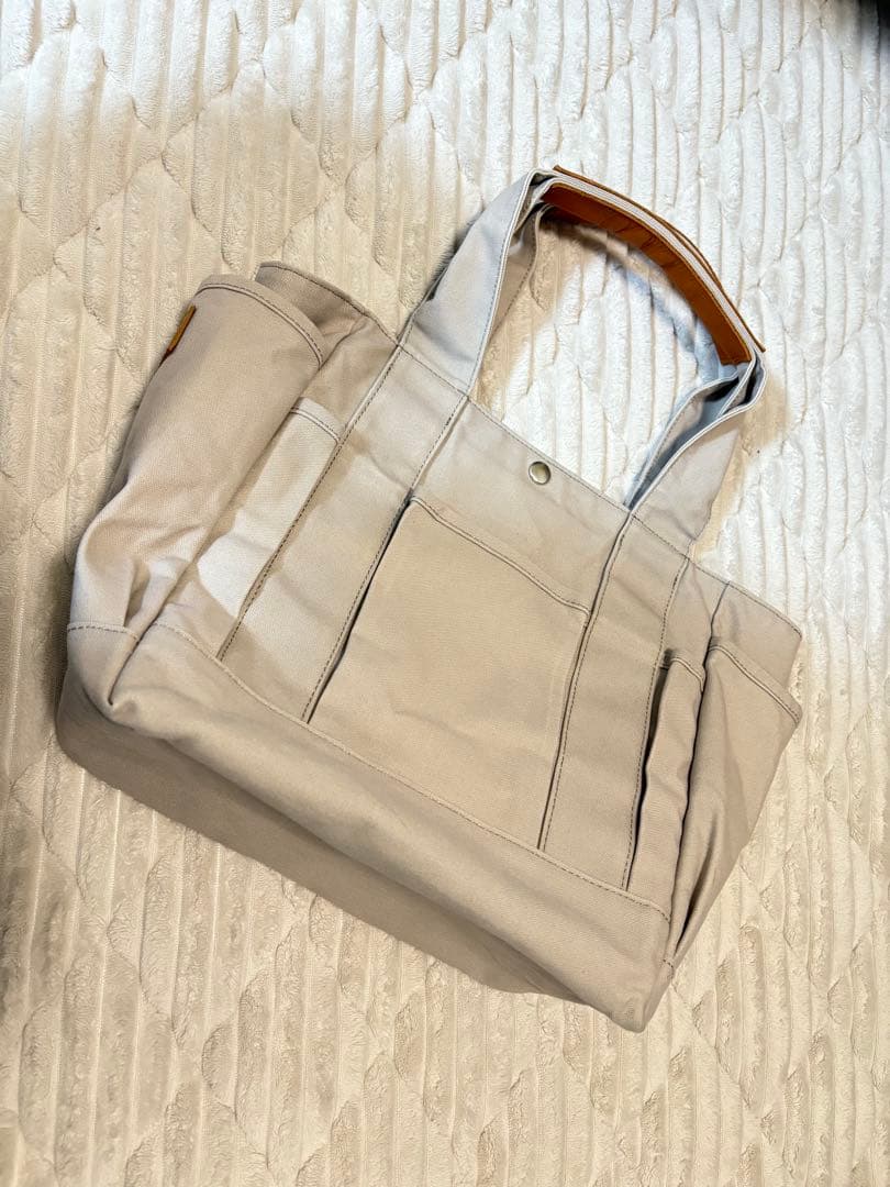 カワニシカバン　帆布　グレーブ　グレー