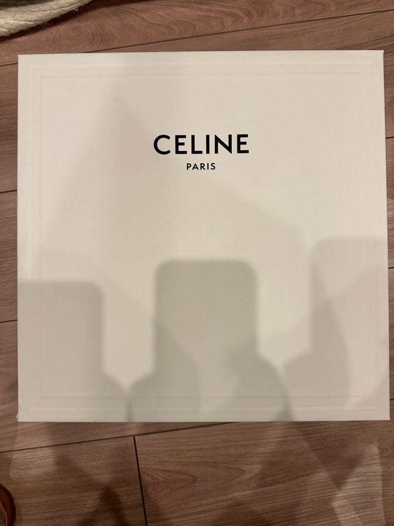 CELINE トリオンフ スライド ファー サンダル サイズ36