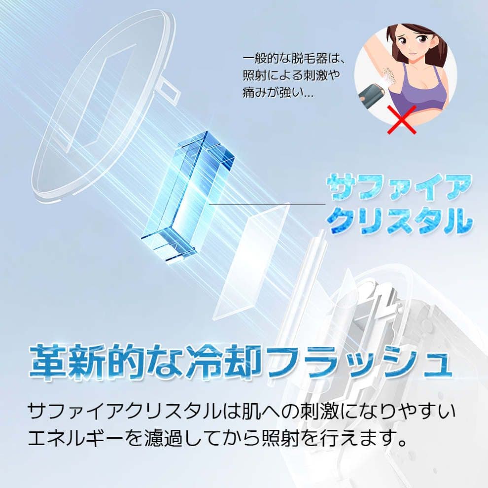 美品 サーリシ sarlish IPLサファイア冷却脱毛器 AI06