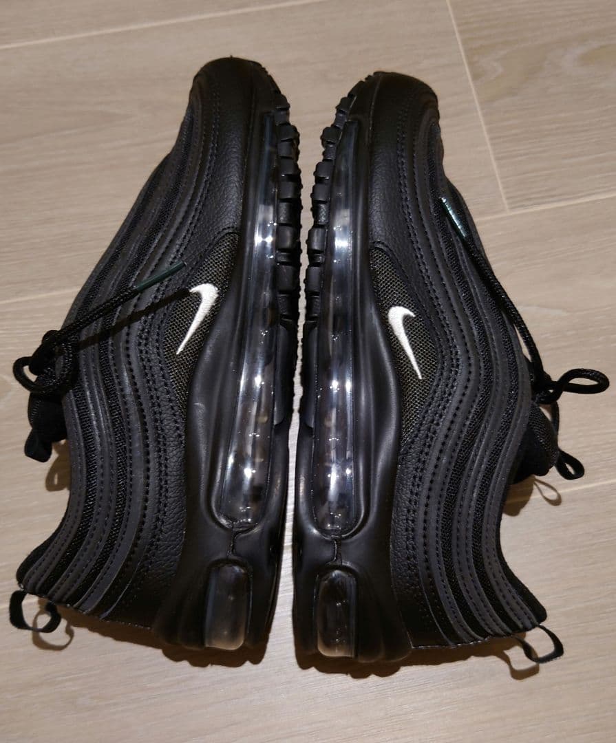 ナイキ エアマックス97 ブラック ホワイト アンスラサイト 25cm 黒