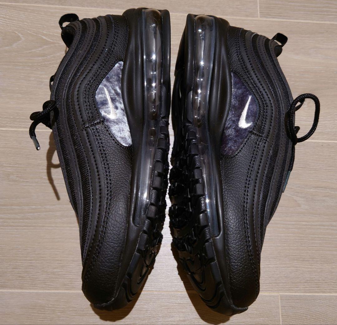 ナイキ エアマックス97 ブラック ホワイト アンスラサイト 25cm 黒