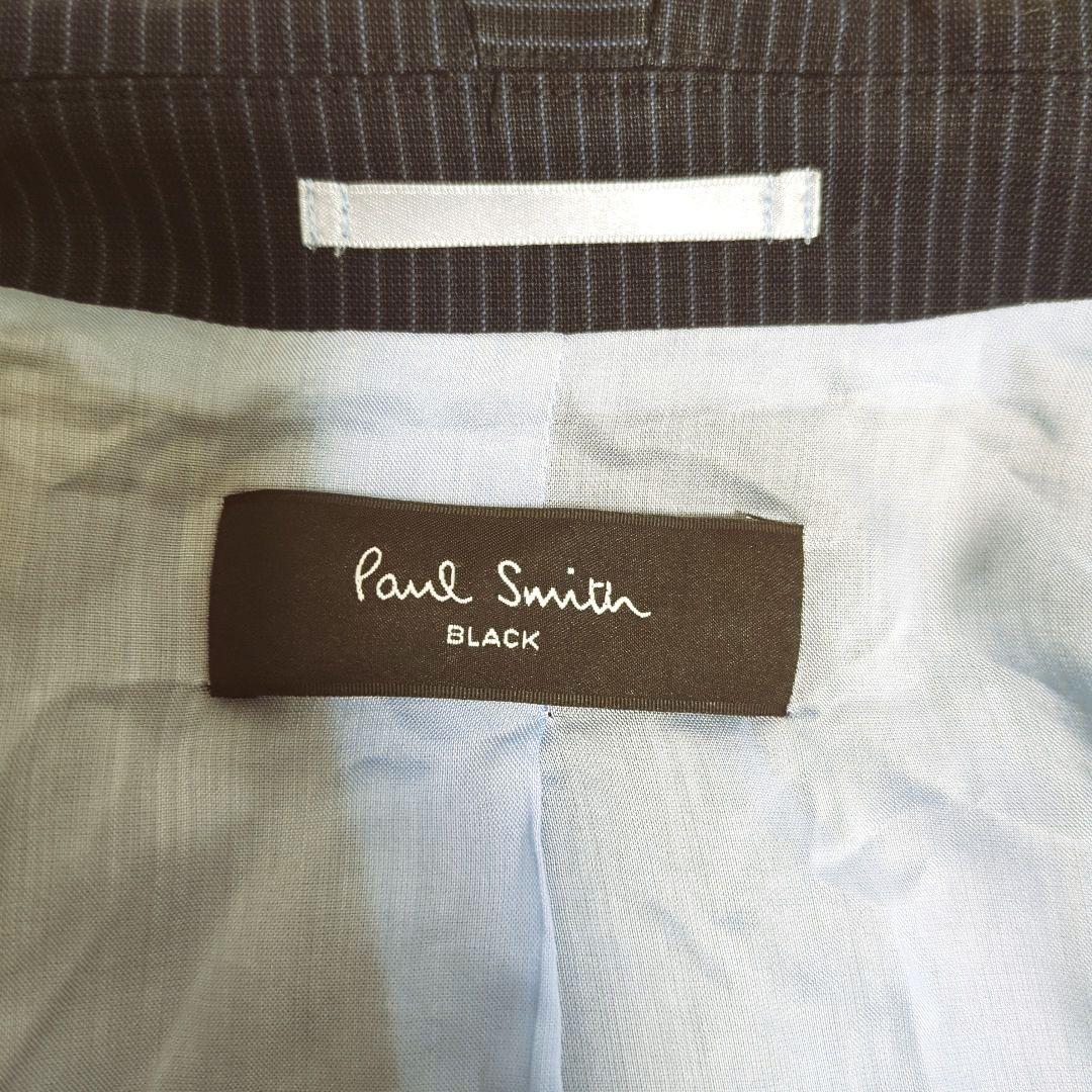【訳アリ】ポールスミス　ブラックレーベル　スカートセットアップ ストライプ　L