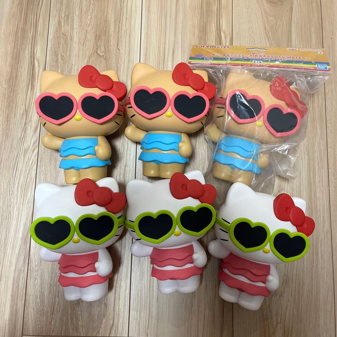 おおきなSOFVIMATES ハローキティ summer ver. 6体セット