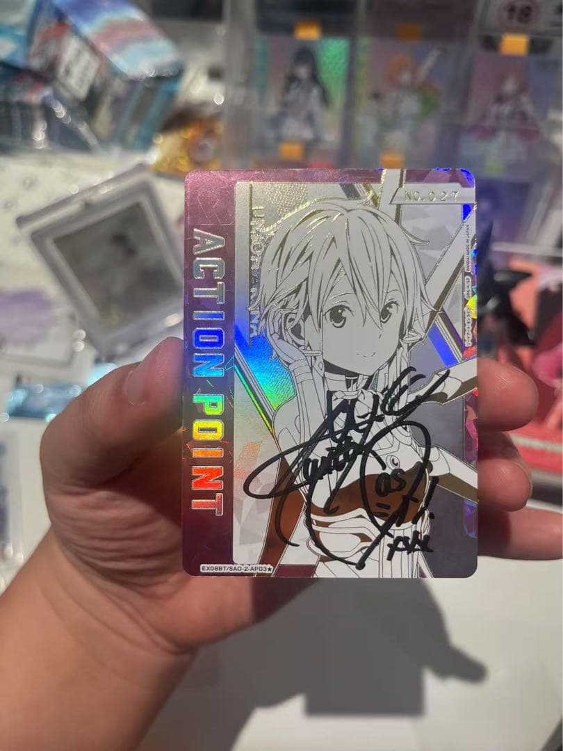 シノン 直筆サイン ユニオンアリーナ EX08BT/SAO-2-AP03★