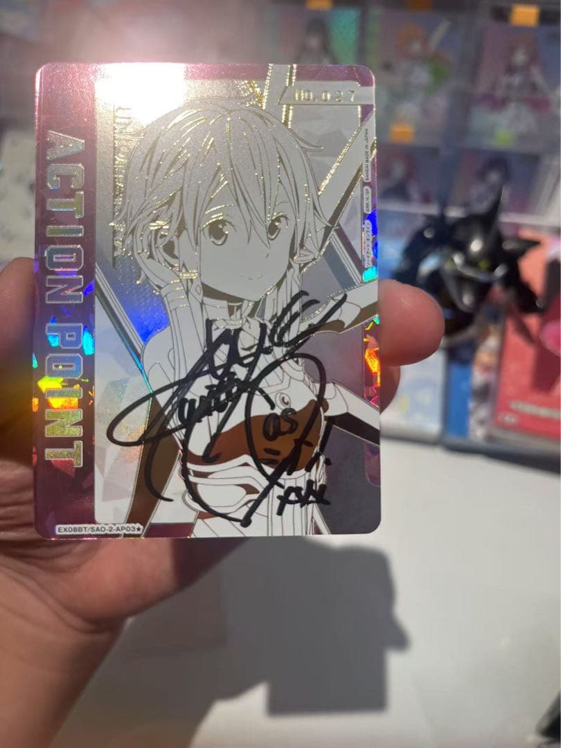 シノン 直筆サイン ユニオンアリーナ EX08BT/SAO-2-AP03★